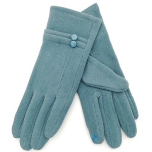 Дамски зимни ръкавици с две копчета