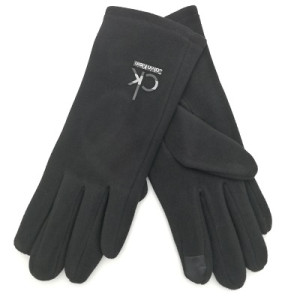 Луксозни дамски ръкавици в черно Calvin Klein