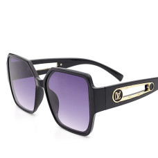 Маркови дамски слънчеви очила Louis Vuitton-Черни 