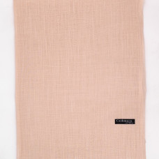 Елегантен дамски шал цвят праскова едноцветен кашмир