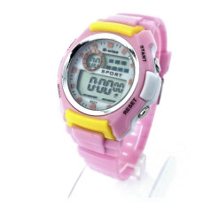 Детски електронен часовник за момиче в розово 